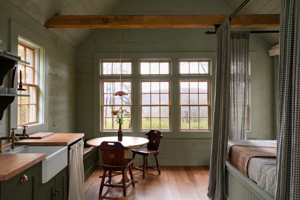“An Air of Magic”: Shaker Rooms and an Off-Grid Cottage at Bovina Farm + Fermentory