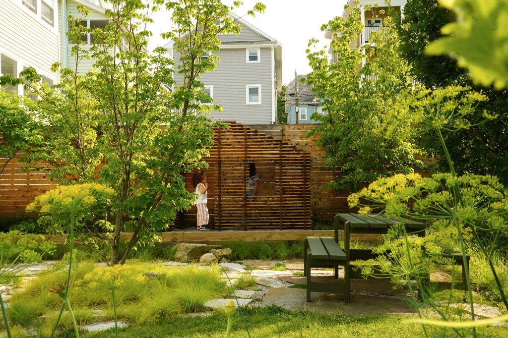 Lu La Studio Turns a Parking Lot Into a Multi-functional Rewilded Garden in Somerville, MA
