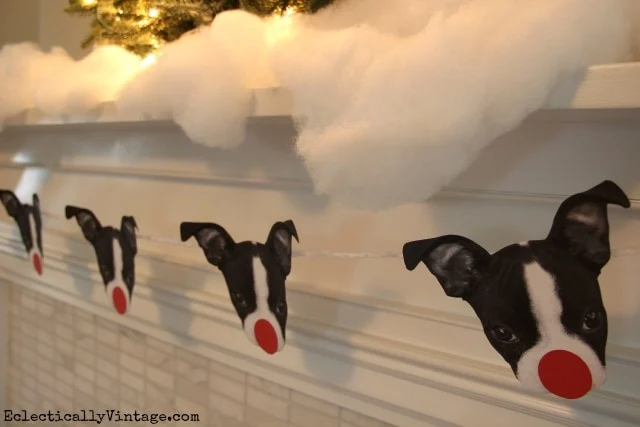 amazing and easy christmas craft paper ideas 14 give a photo of you pet a red nose for the holidays!