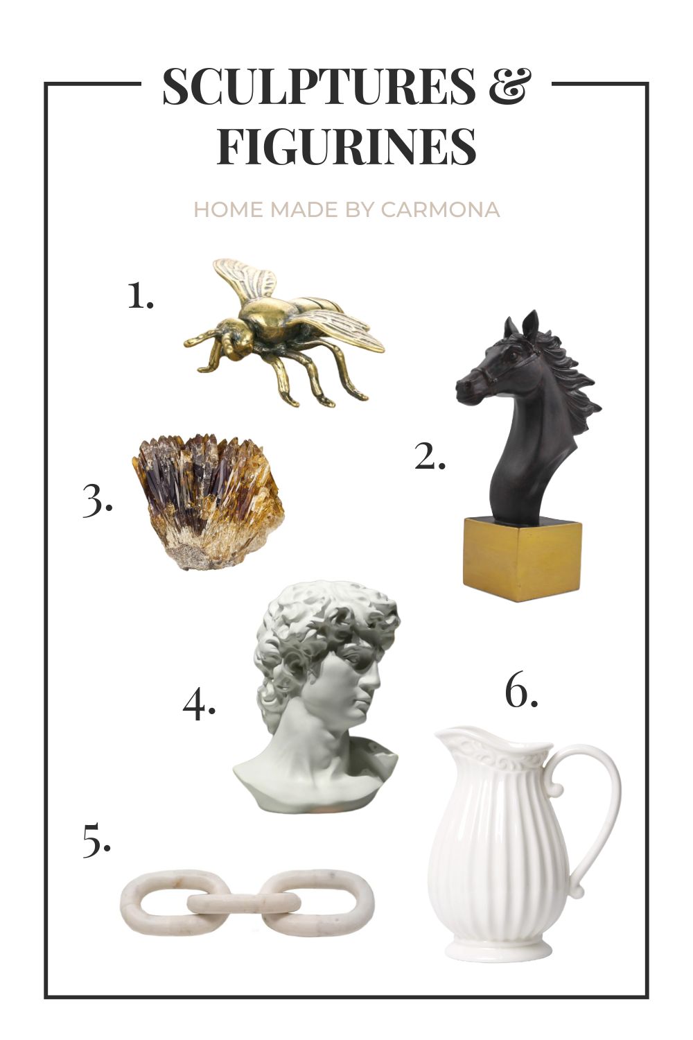 sculptures and figurines