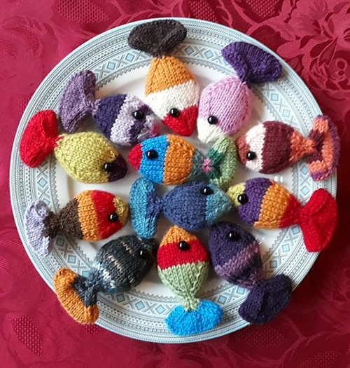 knitted pocket christmas