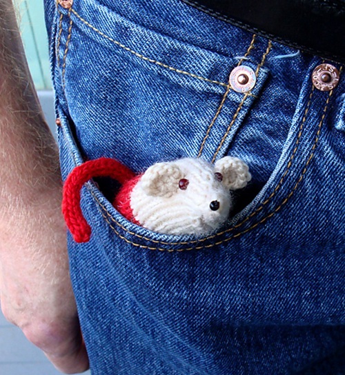 knitted pocket christmas