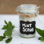 pampering peppermint coconut foot scrub
