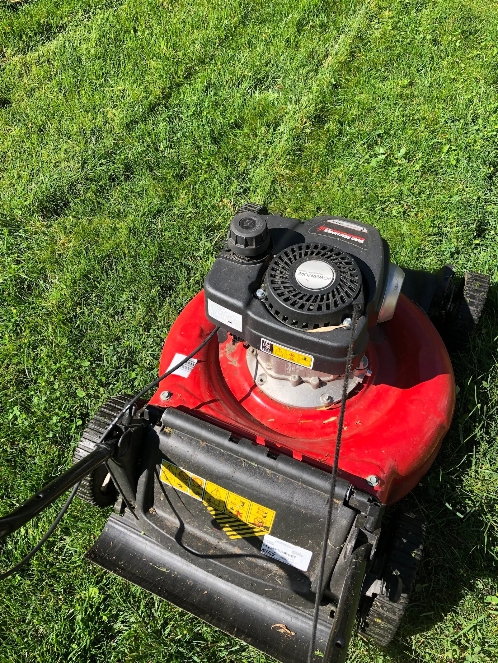 what to do with grass clippings 1 lawn mower working