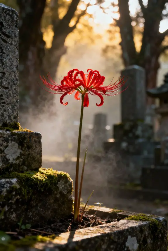 spider lilies symbolize rebirth