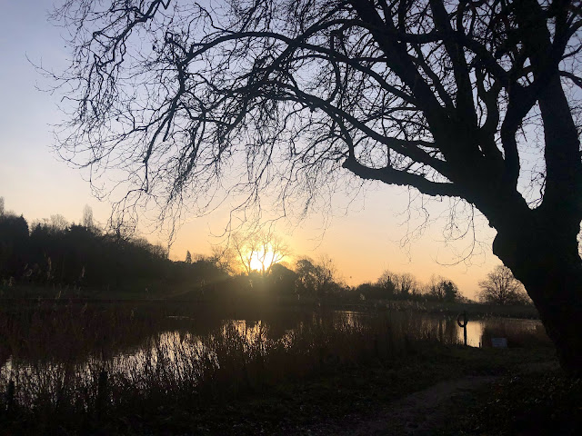 sunrise over heath pond sunrise over pond