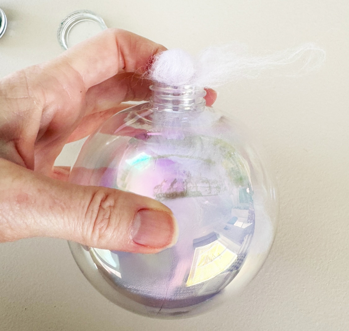 colorful confetti ornaments