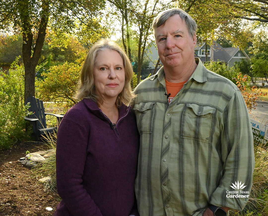 rain gardens catch and hold runoff water 8 jessica and larry morse in front yard