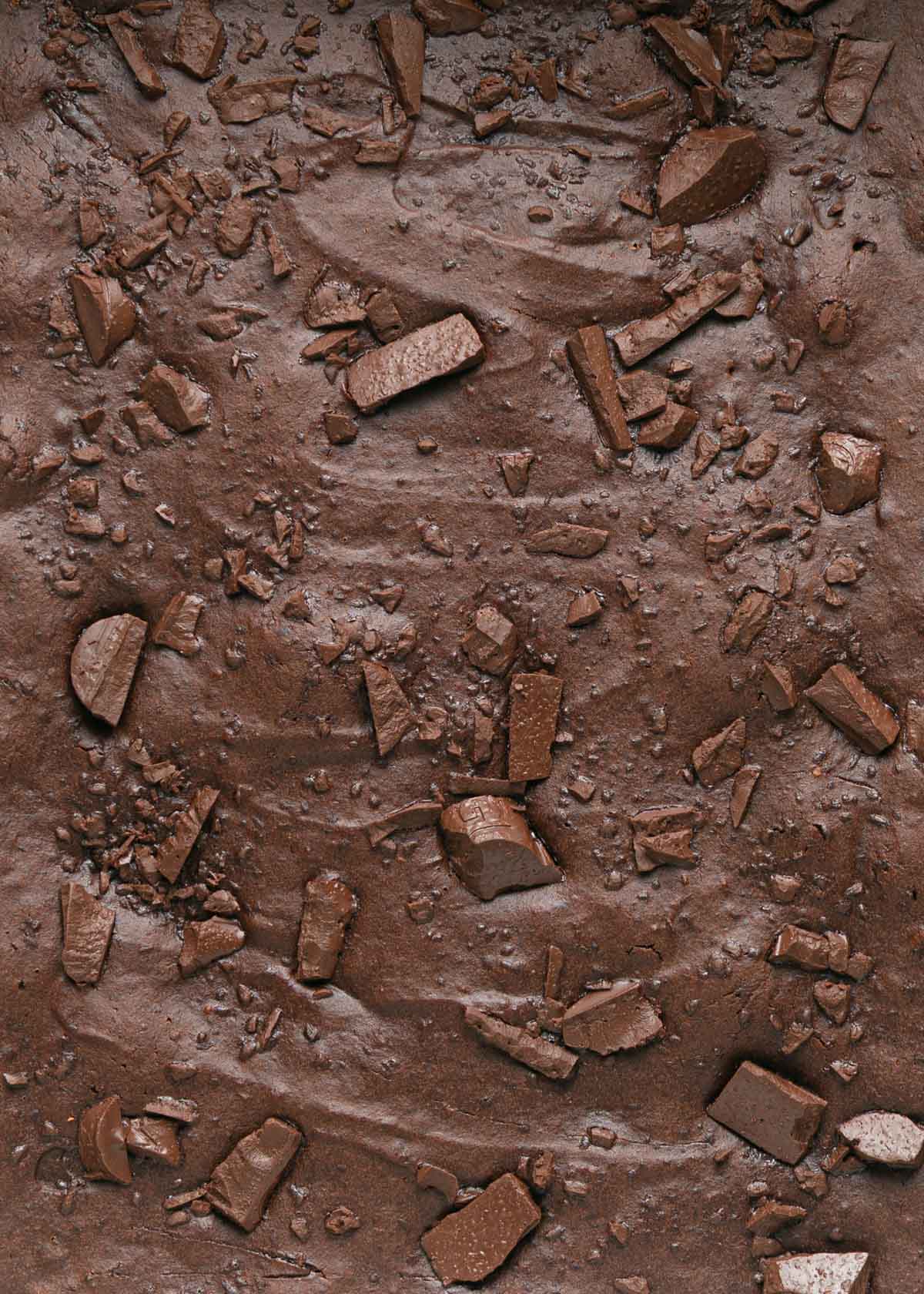 sweet potato brownies paper and stitch 7 baked brownies before they are cut into squares