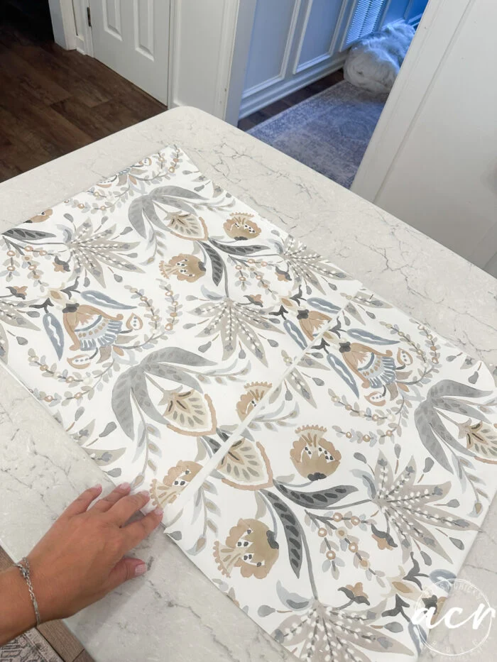 hanging prepasted strippable wallpaper artsy chicks rule 4 folding wallpaper over on itself