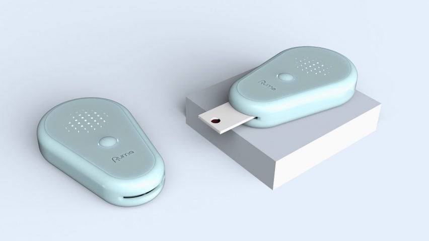 a photograph of digital gadgets in tones of white and blue