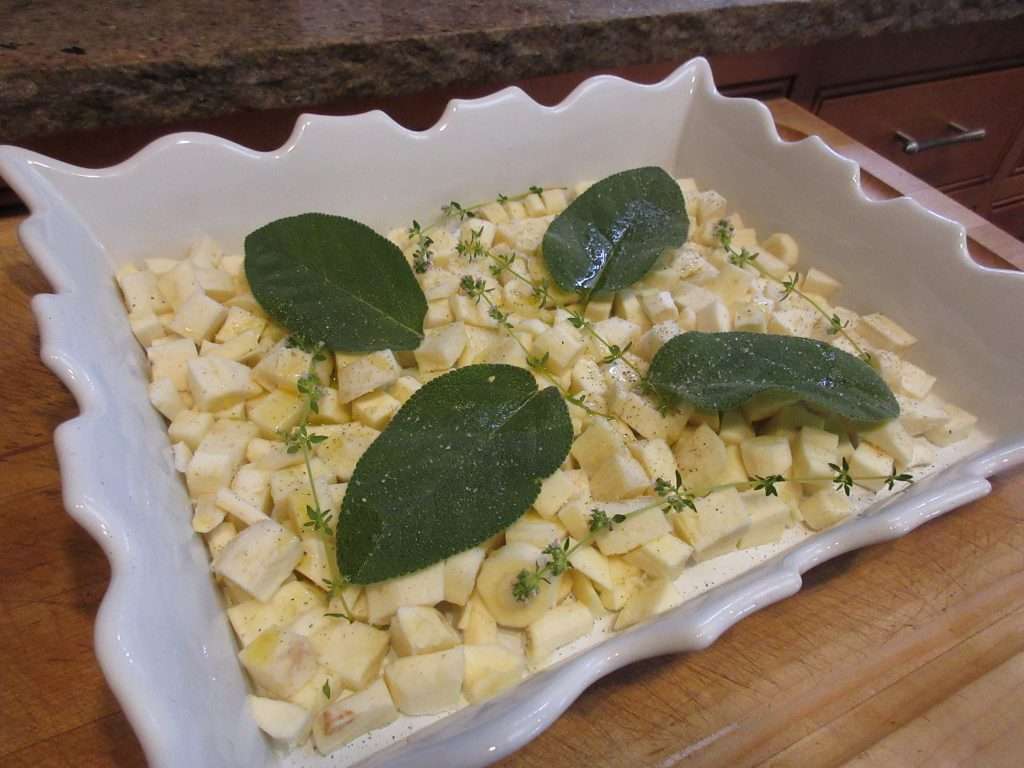 recipe roasted parsnips with sage