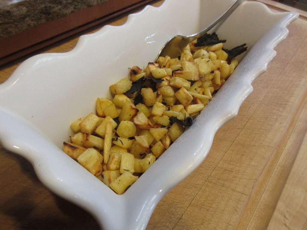 recipe roasted parsnips with sage