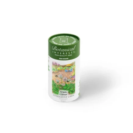 white clover alternative lawn seed shaker