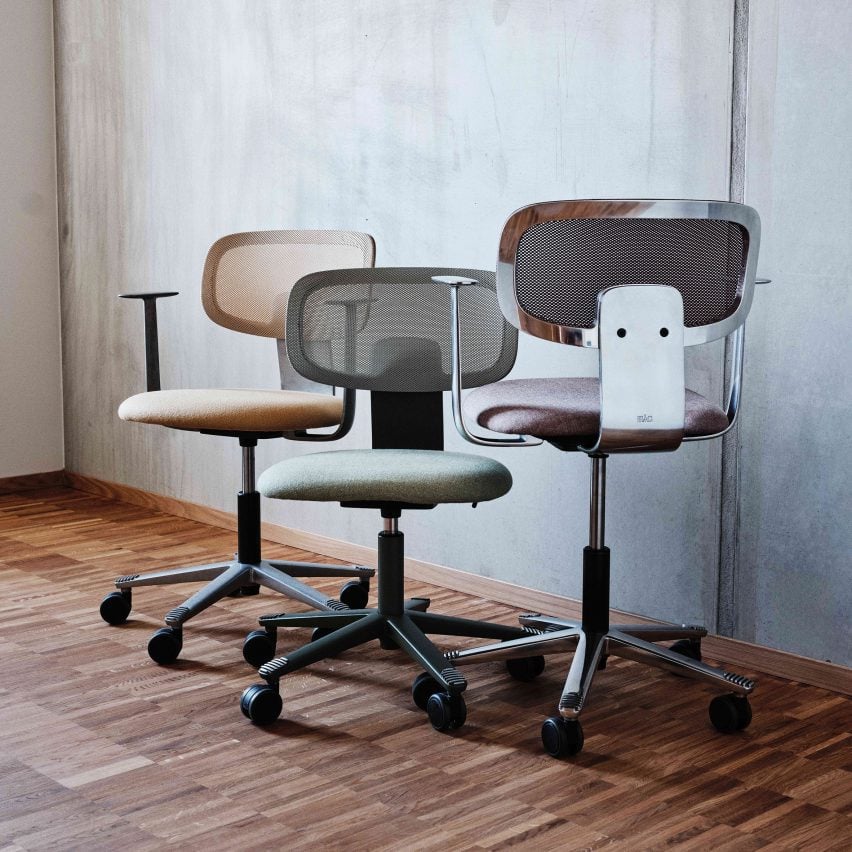 håg tion mesh task chair by flokk
