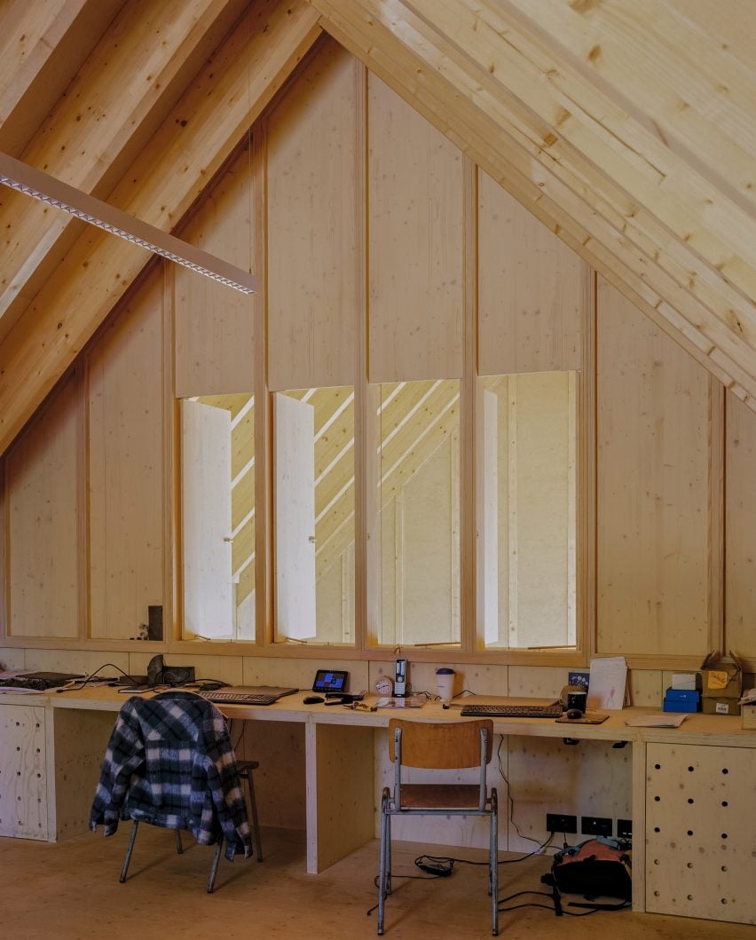 office interior at the apple house by okra