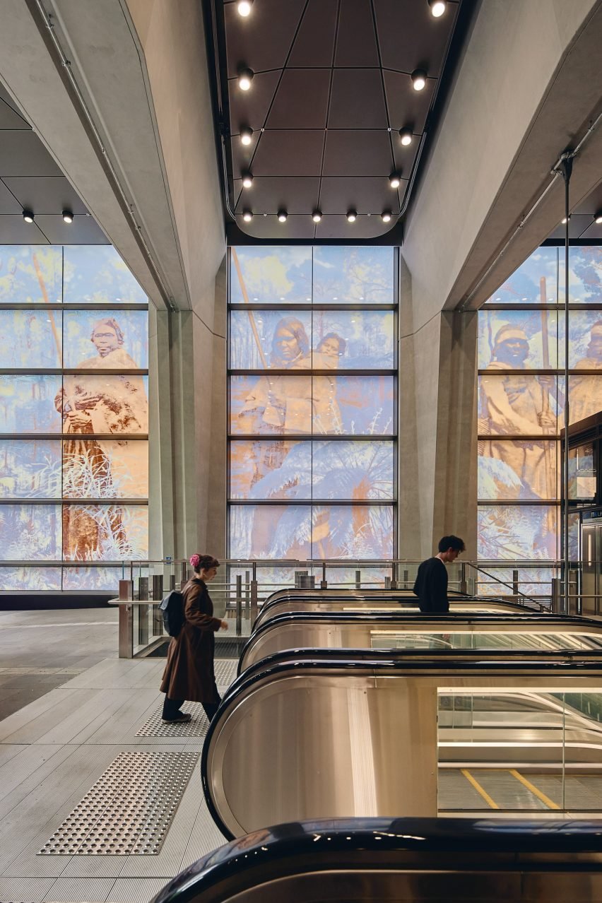 station at melbourne metro tunnel by rshp, hassell and ww+p architects