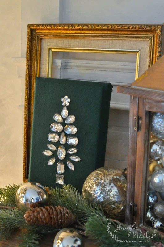 make vintage bejeweled christmas tree art 9 vintage jewelry inspired bejeweled christmas tree
