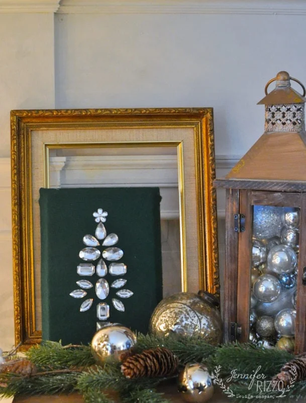 make vintage bejeweled christmas tree art 8 make a vintage jewelry inspired bejeweled christmas tree