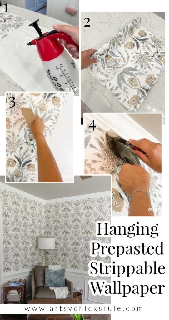 Hanging Prepasted Strippable Wallpaper  Artsy Chicks Rule