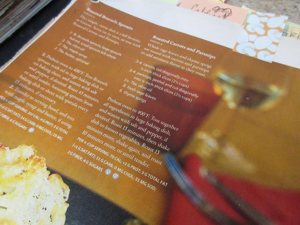 Recipe Roasted Parsnips with Sage