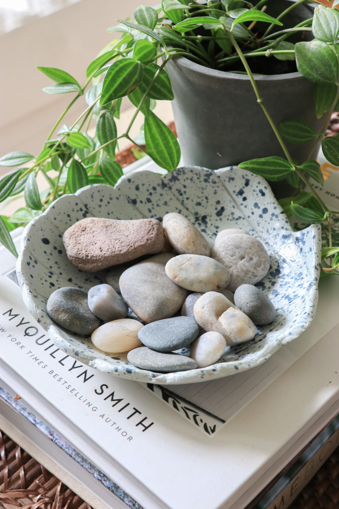 What Would Dahlia Make DIY Speckled Shell Bowl What Would Dahlia Make DIY Speckled Shell Bowl