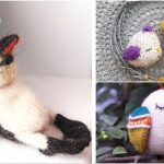 7 Resting Birds Free Knitting Patterns ⋆ Bright Stuffs