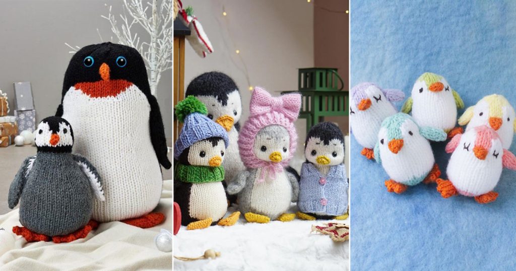 11 Penguin Pals Free Knitting Patterns Bright Stuffs