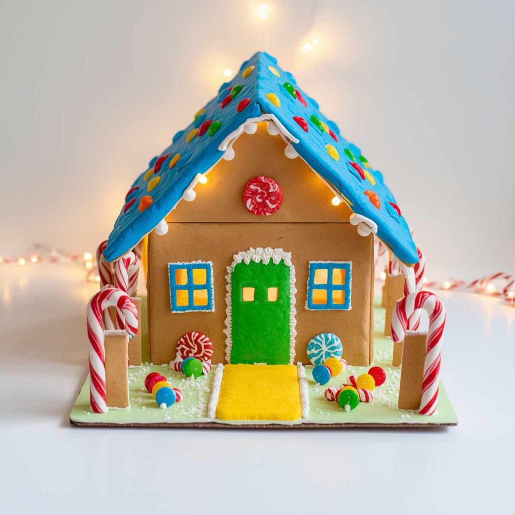How to Build a Gingerbread House Out of Cardboard?