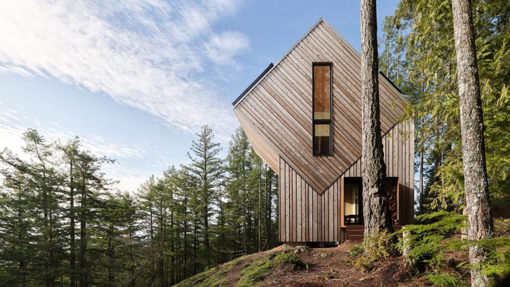 Daria Sheina Studio designs off grid British Columbia cabin