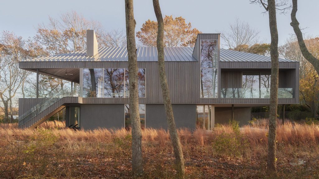 Desai Chia uses camouflaging effect for secluded house in New York