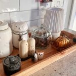 using decorative trays for easy, pretty fall vignettes thrifty decor chick