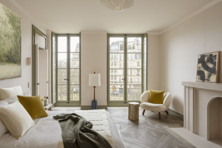 windows flank a 1960s gordon & jane martz floor lamp. 19