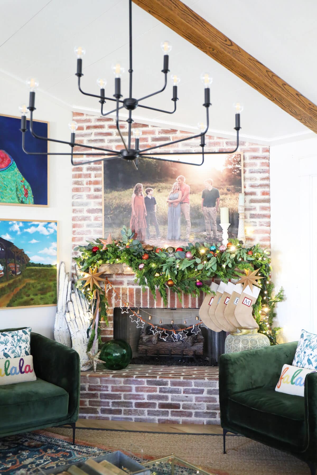 christmas made colorful