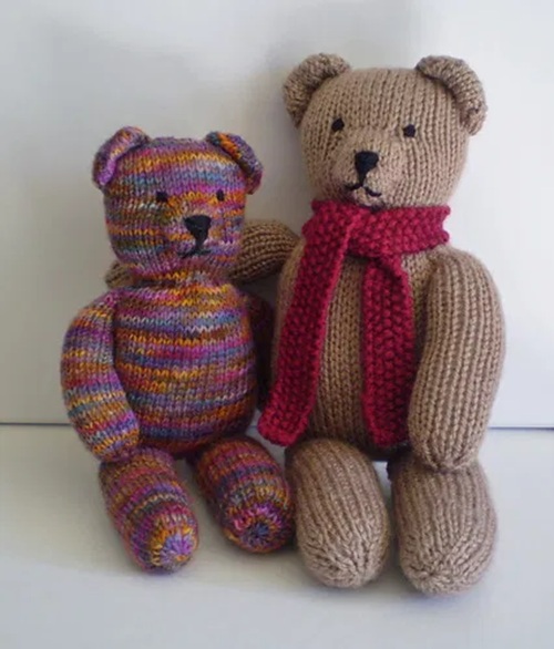 8 teddy pals free knitting patterns bright stuffs