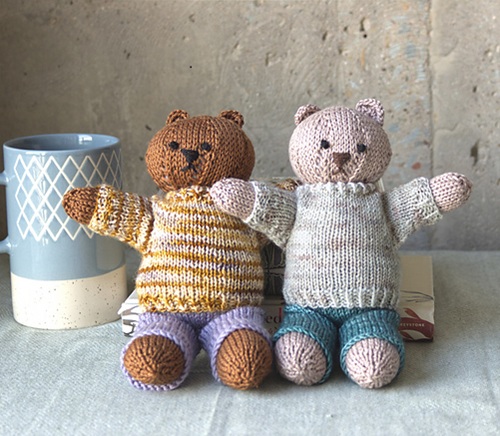 8 teddy pals free knitting patterns bright stuffs
