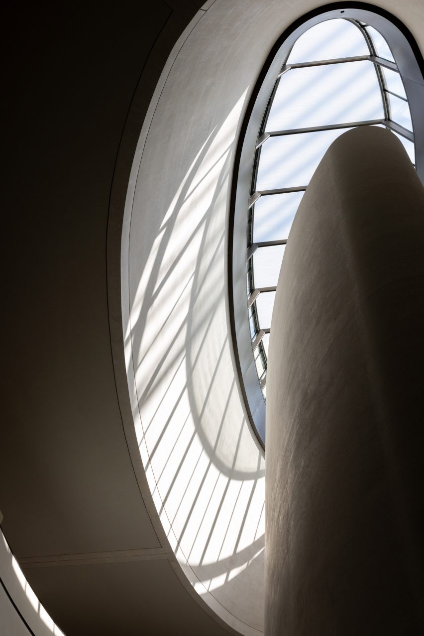 interior of zayed national museum by foster + partner
