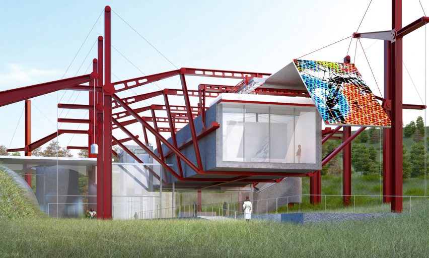 satellite art gallery among rensselaer polytechnic institute projects 9 paradoxical field by felix blanch