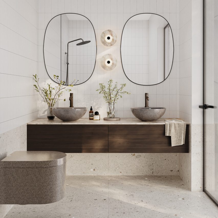 118p portable lamp by bocci among nine products on dezeen showroom 22 woodio soft washbasin collection by woodio