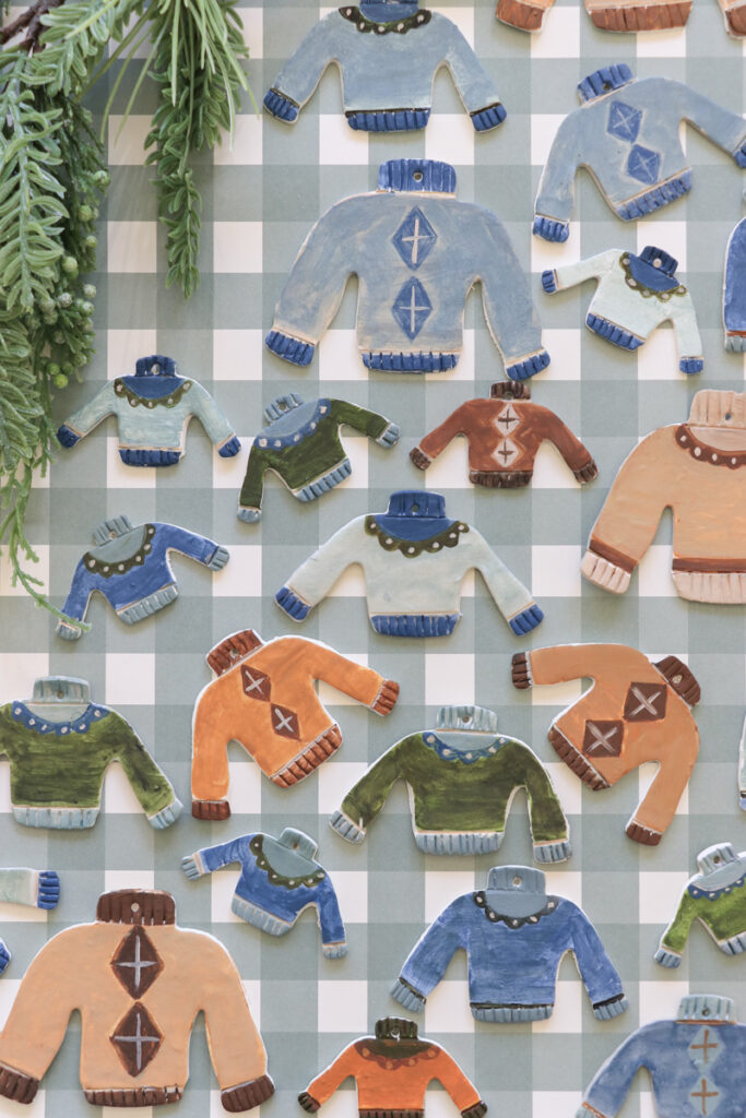 diy sweater ornaments-city farmhouse