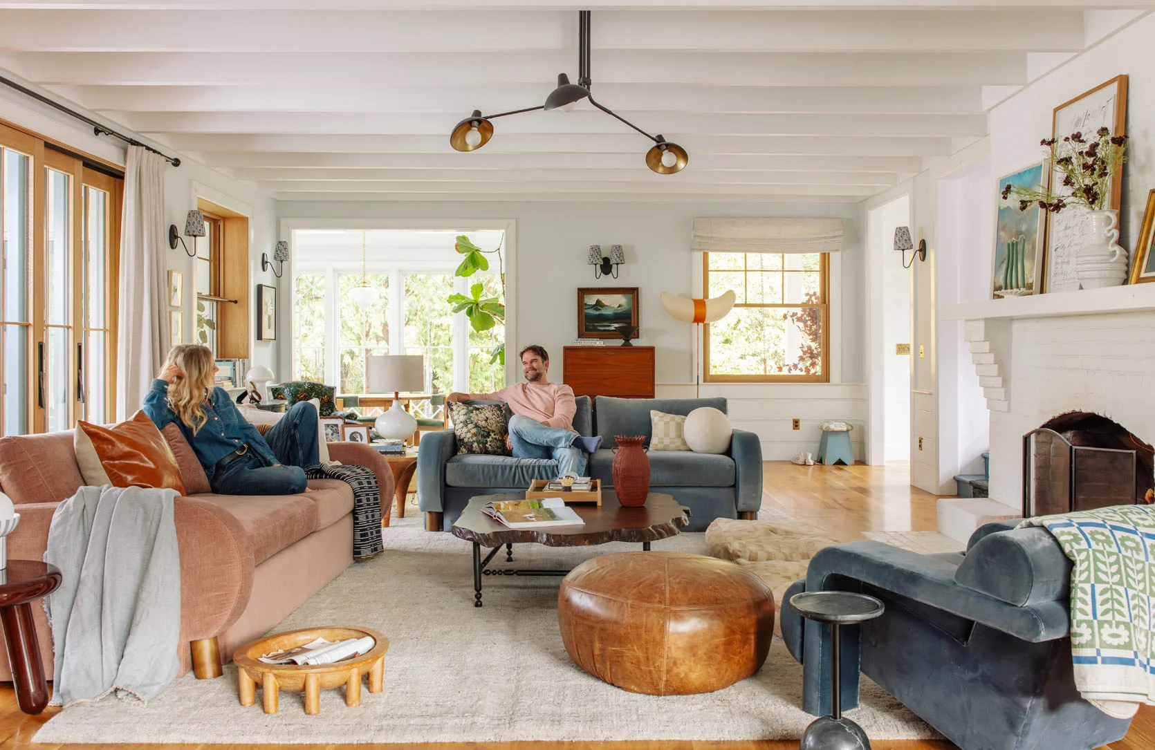 floral chaise lounge