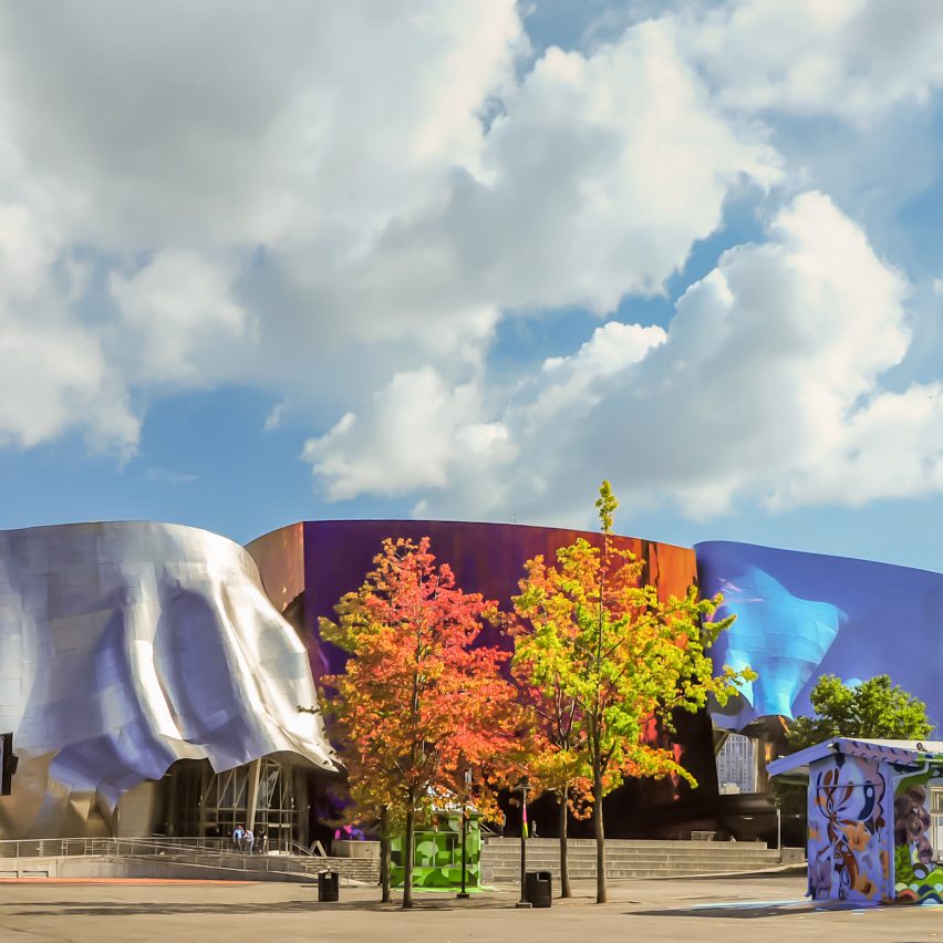 frank gehrys 15 most significant buildings 5 museum of pop culture, usa, 2000