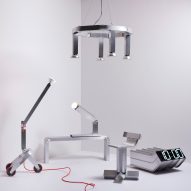 nara lee draws on seoul's "wild nature" for stainless-steel pul collection 3 aluminium lighting and clock by david taylor for special effects exhibition at bukowskis in stockholm