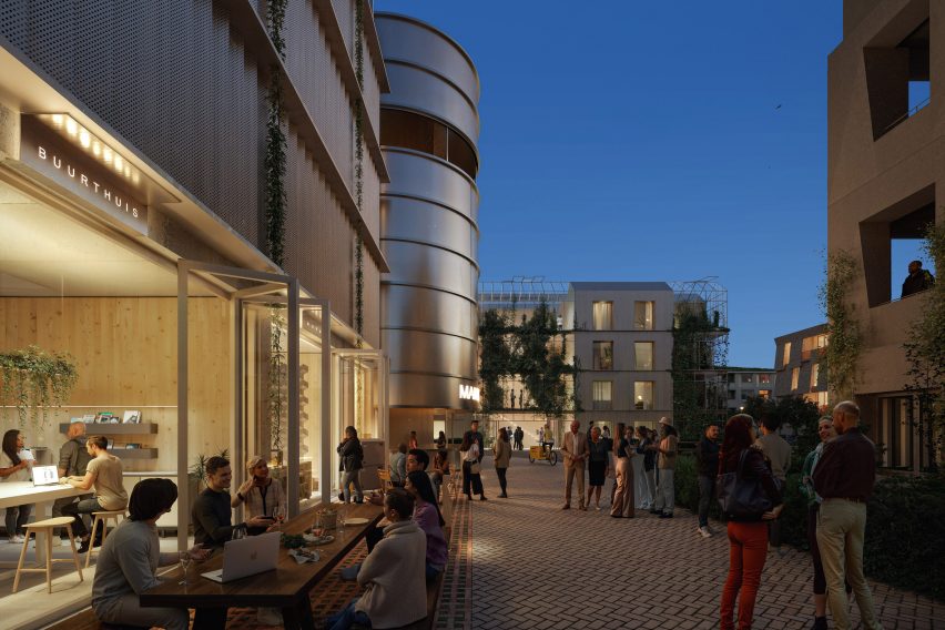 render of a dutch neighbourhood by white