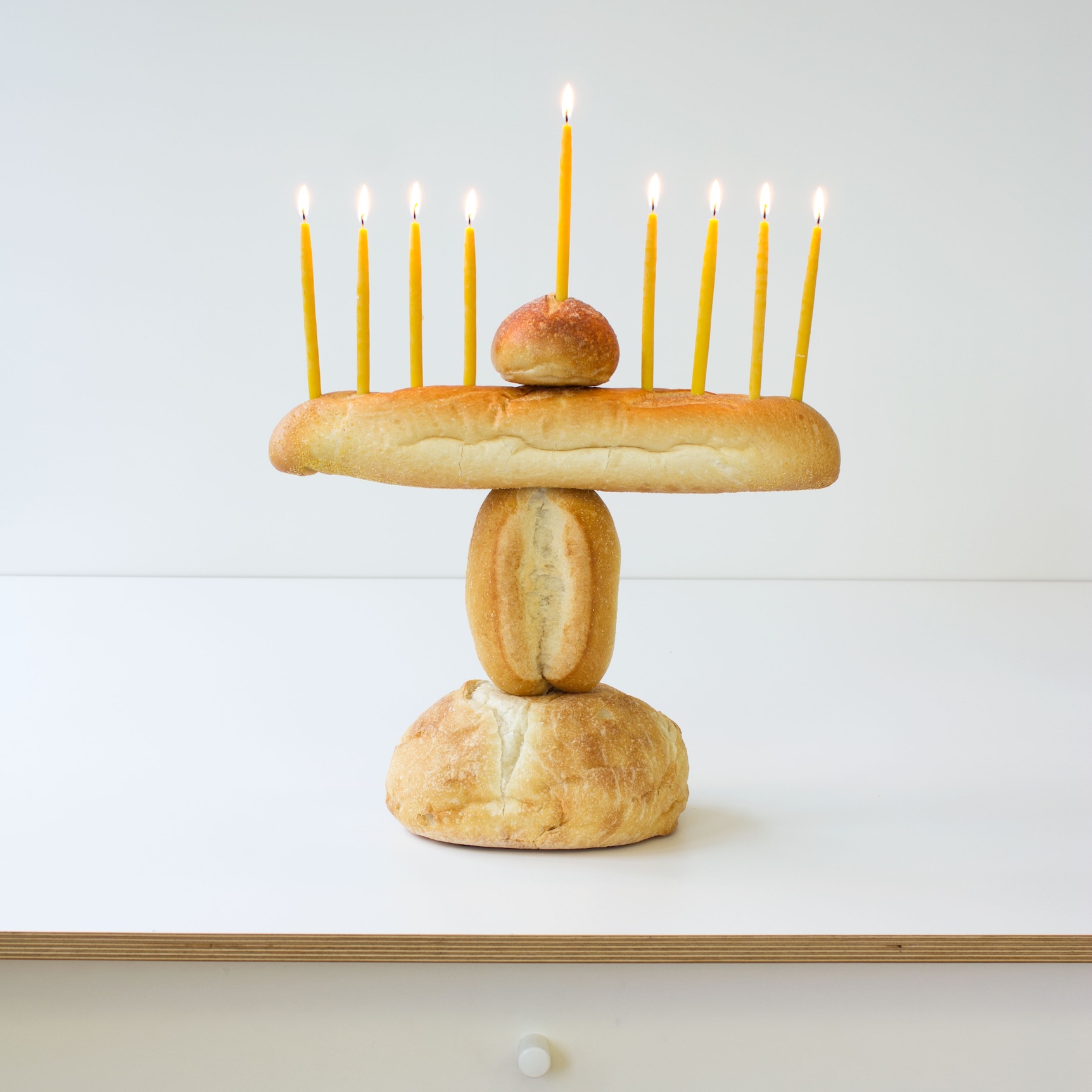 david and his staff are known for their inventive uses of bread as centerpieces 18