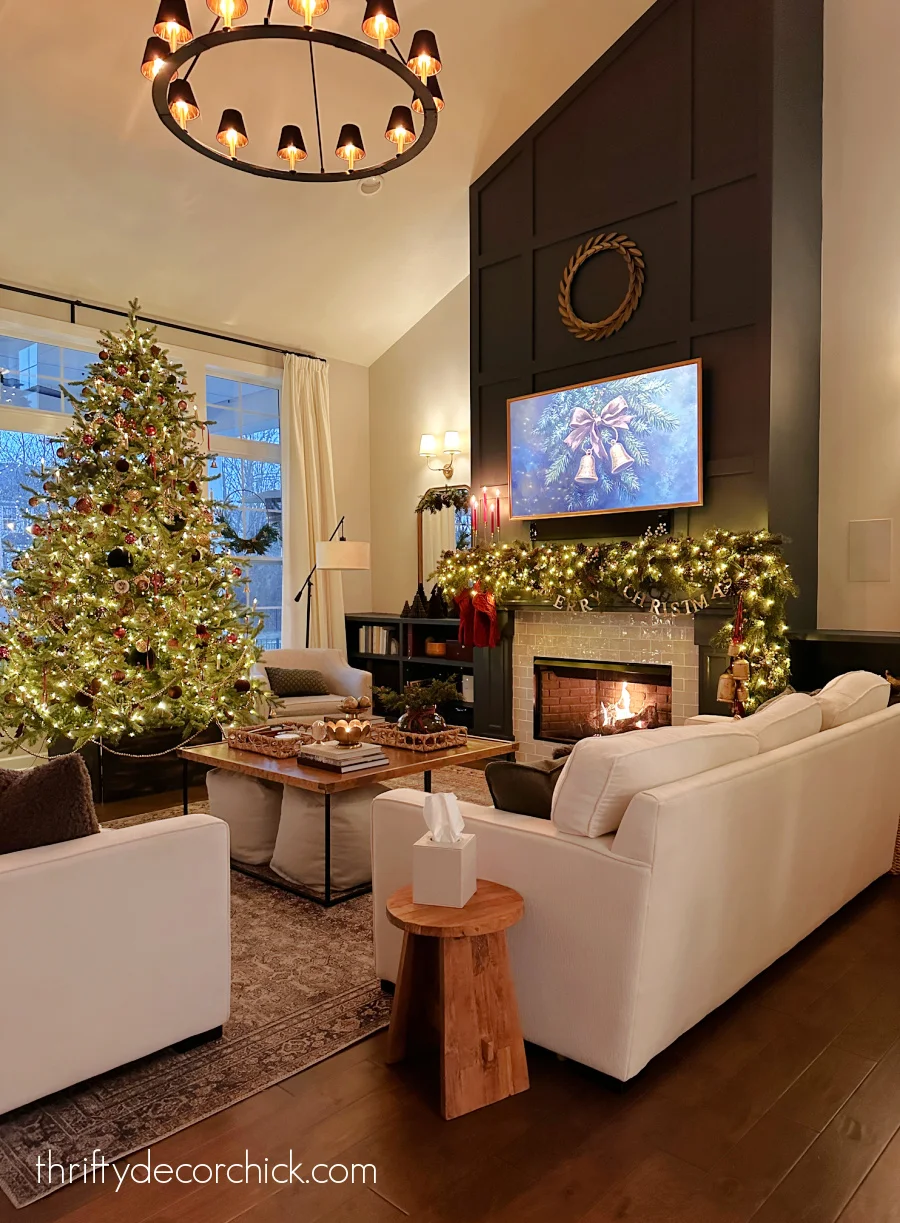 a detailed tour of the christmas decor in our great room | thrifty decor chick 48 great room furniture layout christmas