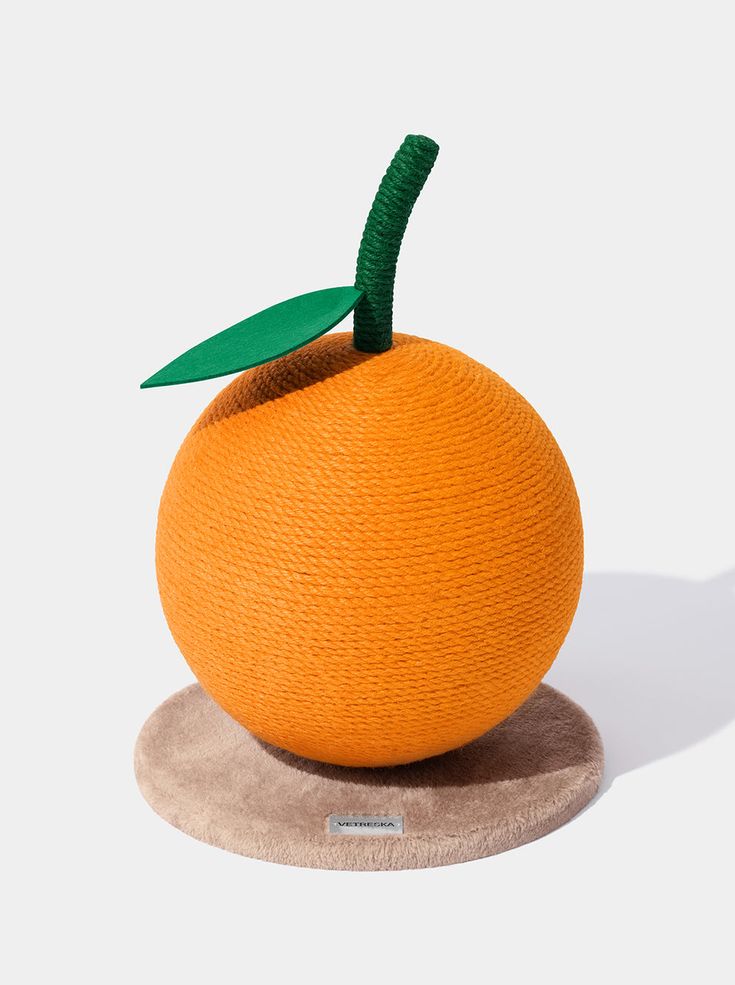 vetreska tangerine cat scratching ball 7