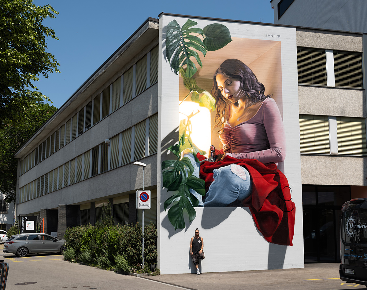 street mural created by fabian bane florin