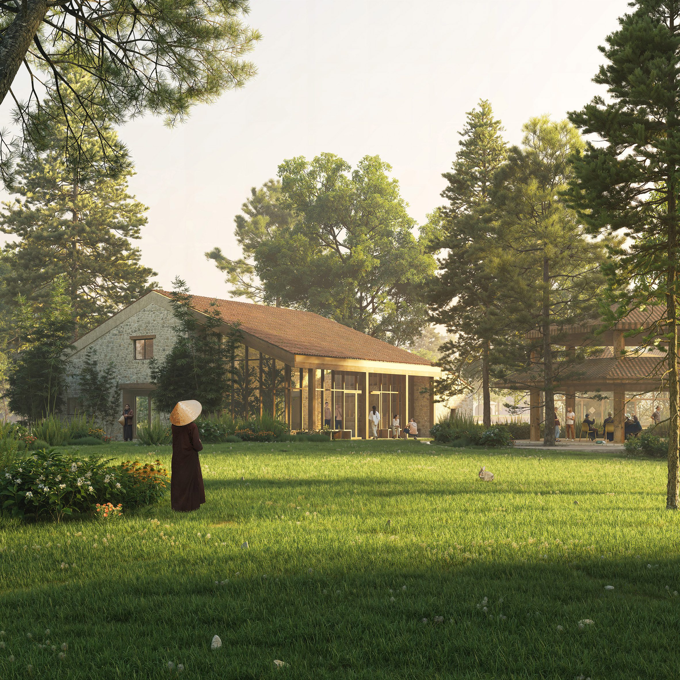 stone bookshop in france