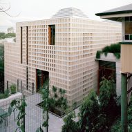 perforated brick wall fronts breezy home in vietnam by live out studio 16 1905 birdwood 3 by peter besley